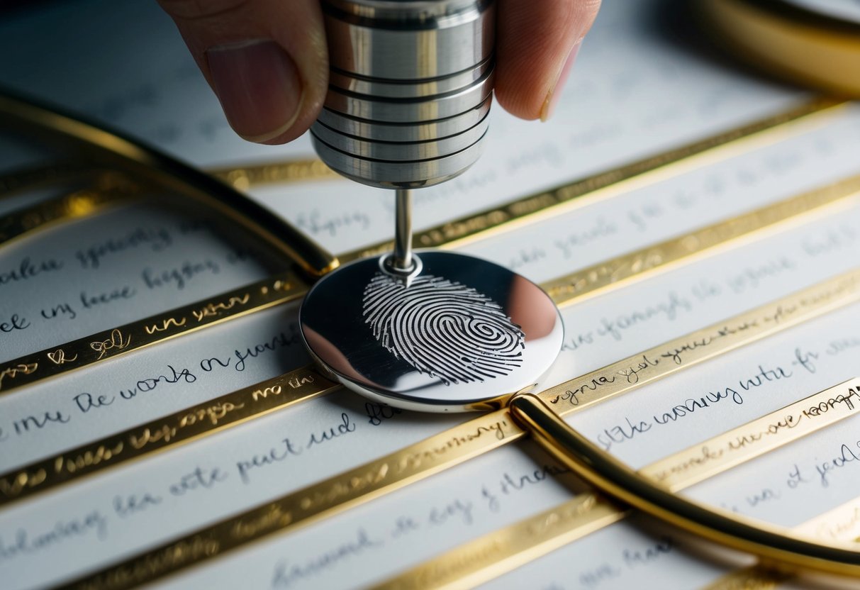 From Handwritten Messages to Fingerprints: Unique Personalization Techniques