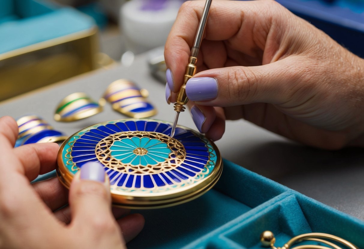 Using Color and Enamel for Unique Personalization Elements