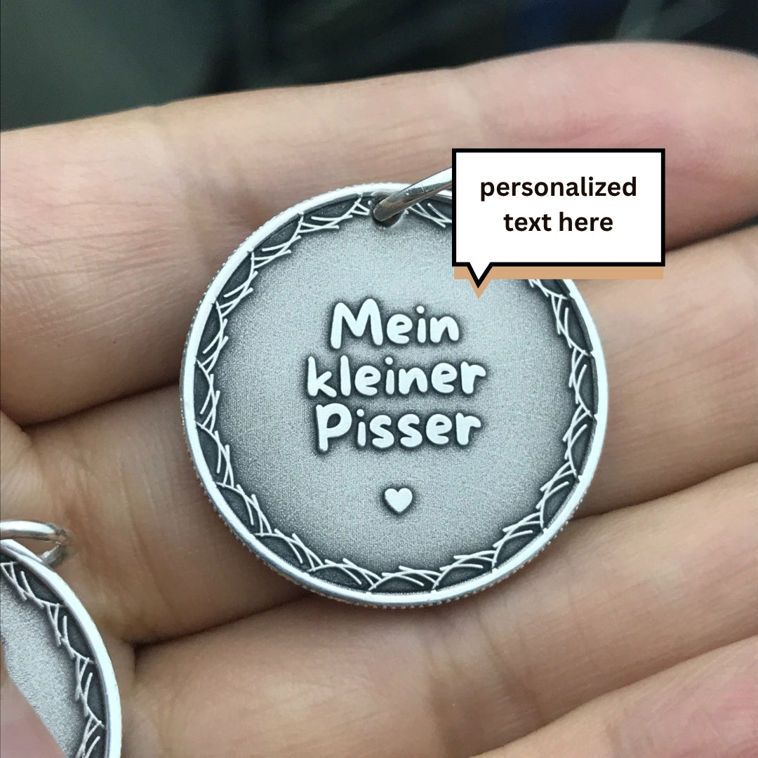 Engraved Pendant Necklace - Bird