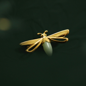Glow In The Dark Firefly Brooch Pin - The Chubby Paw 