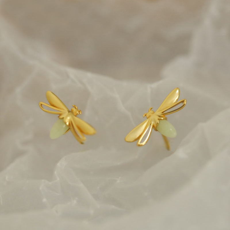 Glow In The Dark Firefly Stud Earrings - The Chubby Paw