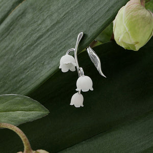 Silver Lily Of The Valley Cluster Earring - The Chubby Paw 