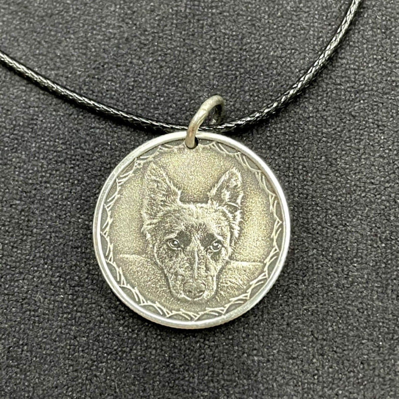 Personalized Coin Pendant Necklace - The Chubby Paw