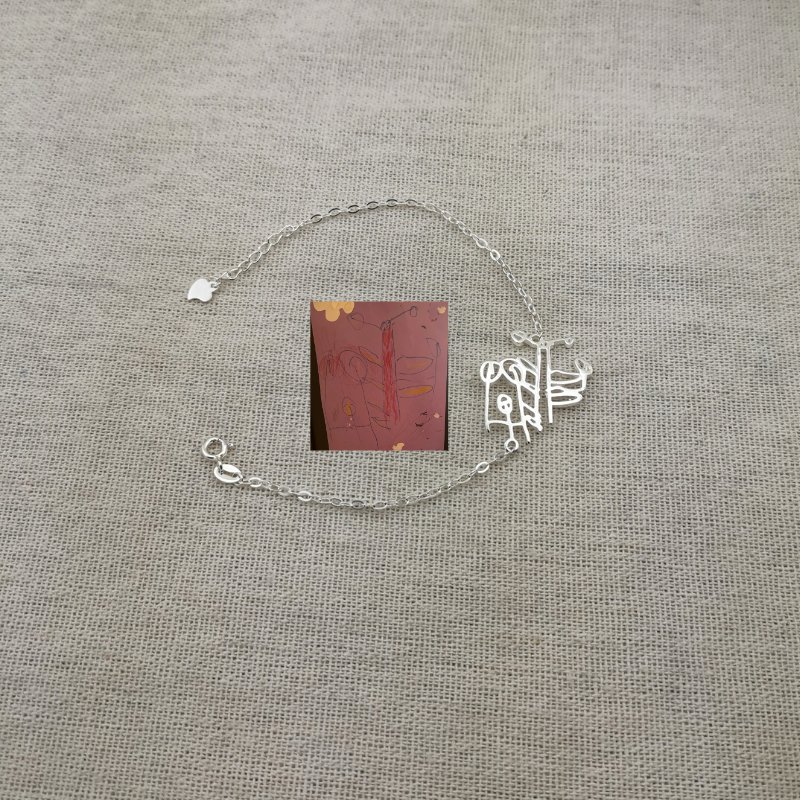 Personalized Kids Drawing Bracelet - The Chubby Paw