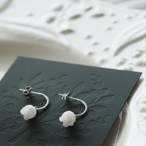 Silver Lily Of The Valley Earrings - The Chubby Paw 
