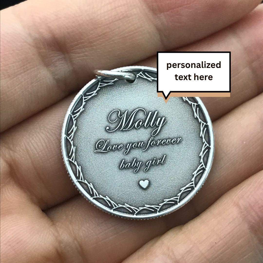 Engraved Pendant Necklace - horse