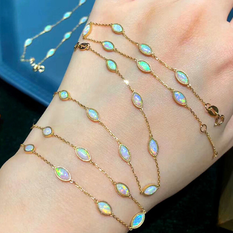 Natural Opal Gemstone | Australian Bracelet | Opal Australian | Opal  Bracelet | Jewelry - Bracelets - Aliexpress