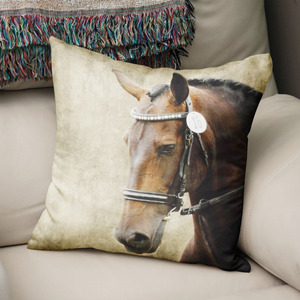 The Chubby Paw Personalized Pet Square Cushion gifts for pet animal horse lovers 
