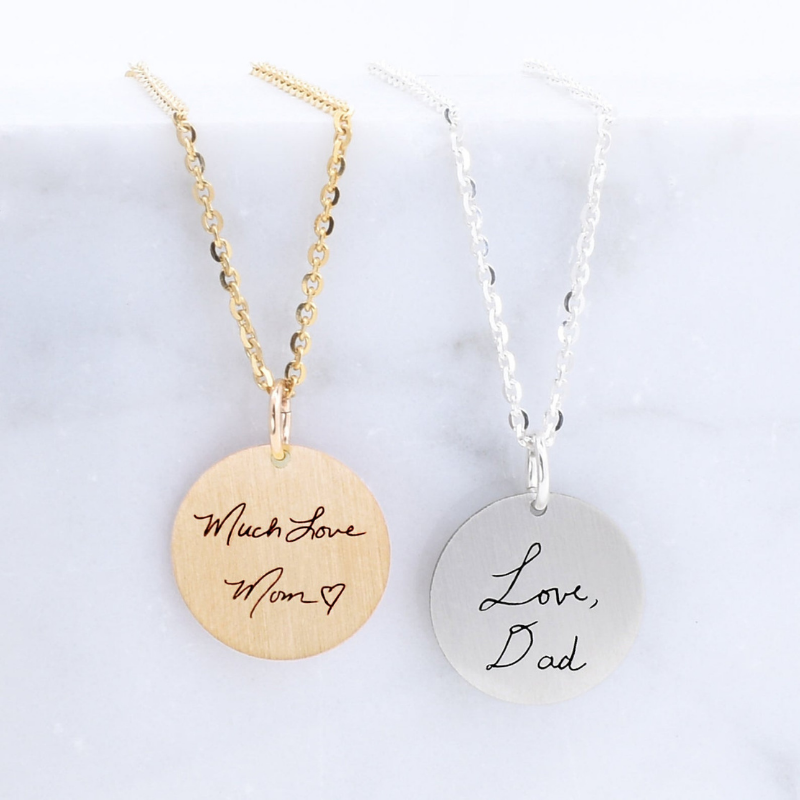 Handwriting Jewelry The Chubby Paw