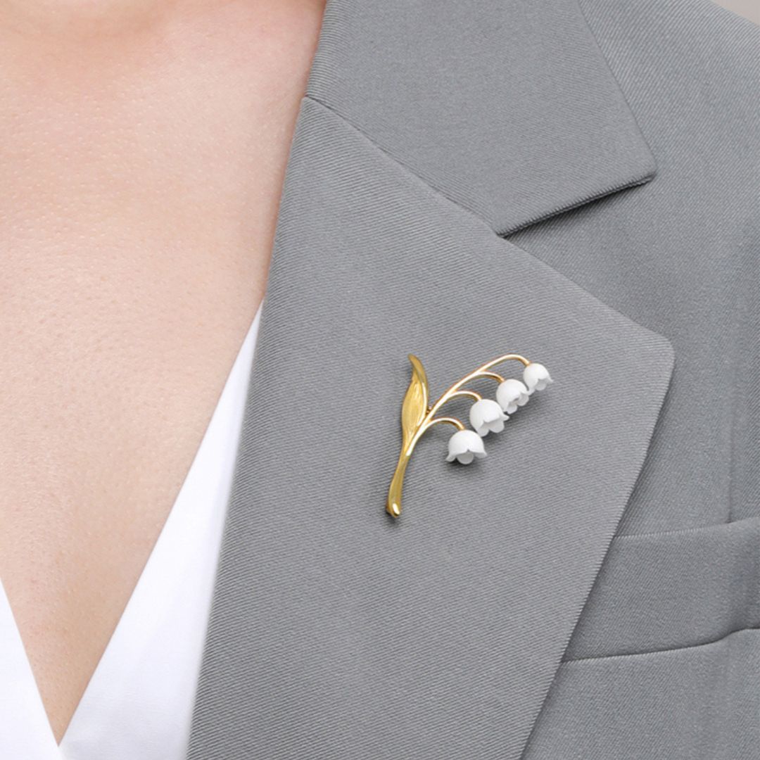 Lily Of The Valley Brooch - The Chubby Paw 