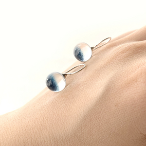 Japan Designer brand Knap handmade jewelry handcrafted glass stud earrings