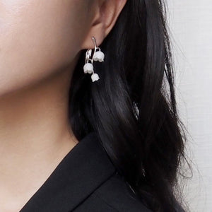Silver Lily Of The Valley Cluster Earring