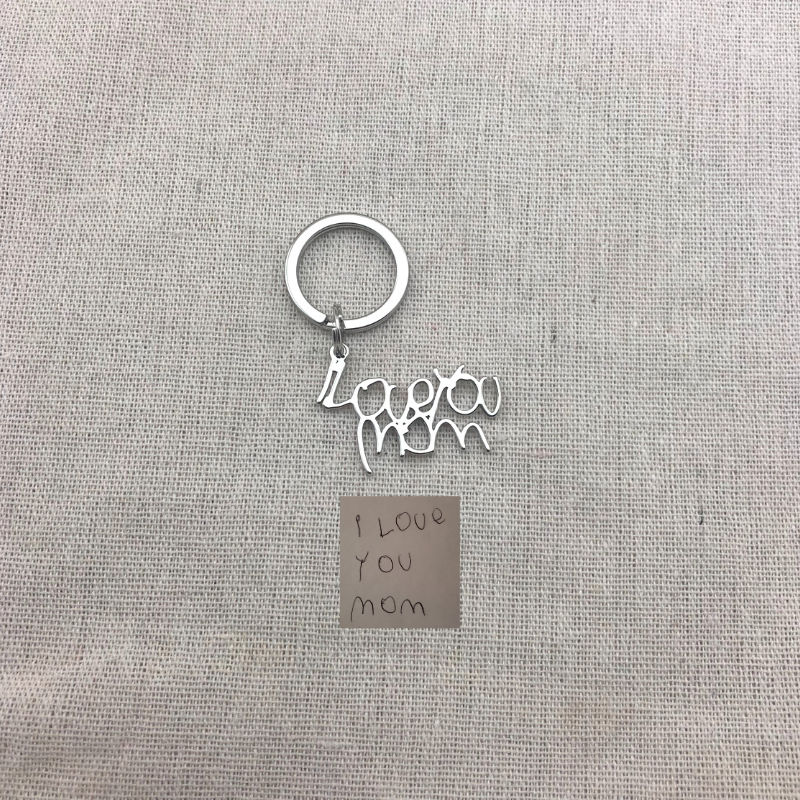 Personalized Handwriting Keychain - The Chubby Paw 