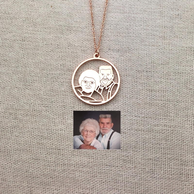 Personalized Photo Necklace - The Chubby Paw 