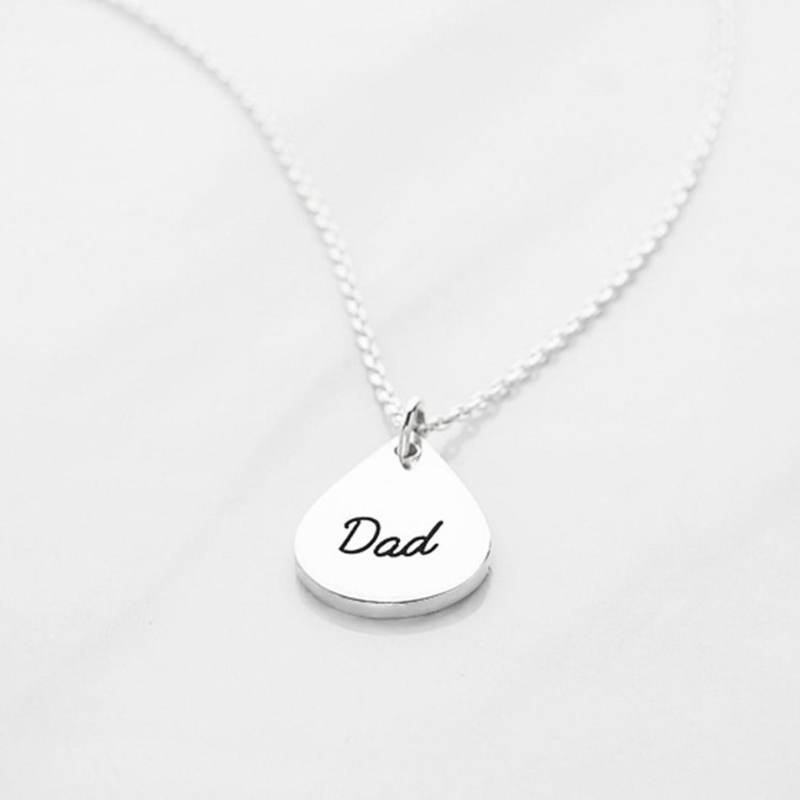 Tear Drop Fingerprint Necklace - The Chubby Paw 